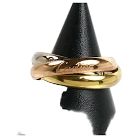 Anello Trinity in oro 18K con 5 diamanti di Cartier