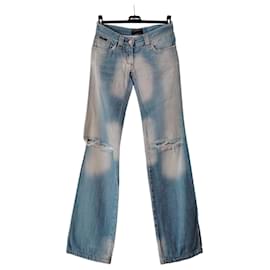 Dolce & Gabbana Vaqueros Flare Distressed