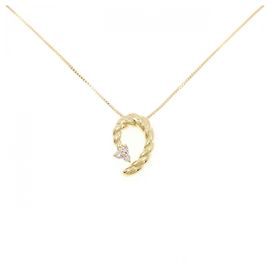 Autre Marque Collar de diamante rosa Au750