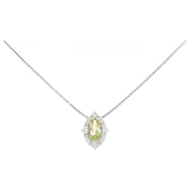 Autre Marque Collana in quarzo in oro bianco Au750
