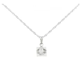 Au750 White Gold Diamond Necklace - Autre Marque