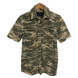 Autre Marque Camisa militar AKM de manga corta camuflaje