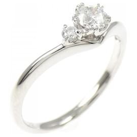 PT900 Platinum Diamond Ring - Autre Marque