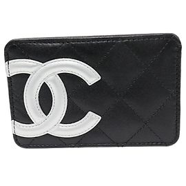Portacarte in pelle di vitello Chanel Cambon Line