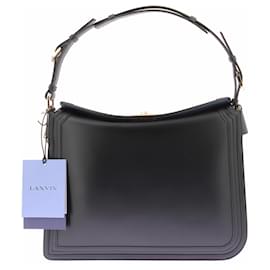 Borsa a mano Lanvin in pelle nera