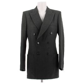 Blazer de algodão verde Maison Martin Margiela