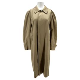 Gabardina Burberry beige de algodón