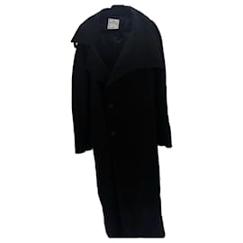 Courreges Wollmantel Schwarz