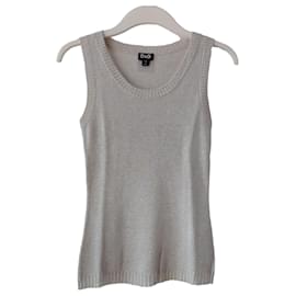 Canotta D&G in seta e lurex con logo