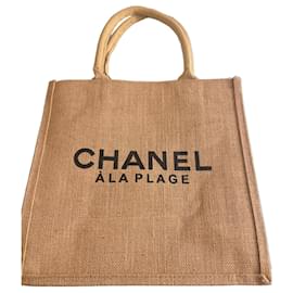 Chanel À La Plage Borsa Tote in Juta
