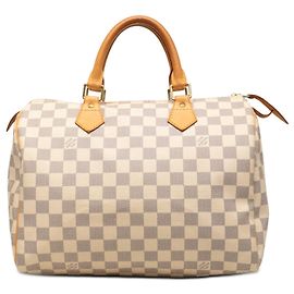 Louis Vuitton White Damier Azur Speedy 30