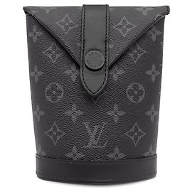 Pochette Envelope Louis Vuitton Black Monogram Eclipse