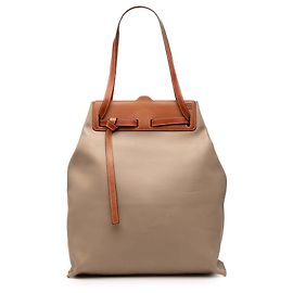 Tote Lazo in pelle di vitello marrone LOEWE