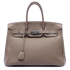 Hermès Brown Togo Birkin Retourne 35