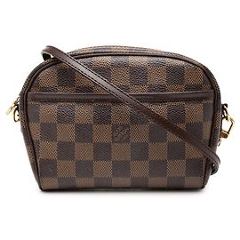 Louis Vuitton Marrone Damier Ebene Ipanema Pochette