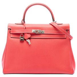 Hermès Pink Epsom Candy Kelly II Retourne 35