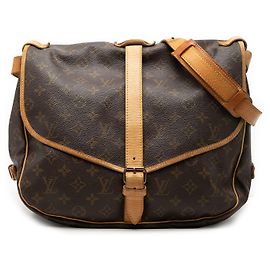 Louis Vuitton Marrone Monogram Saumur 35