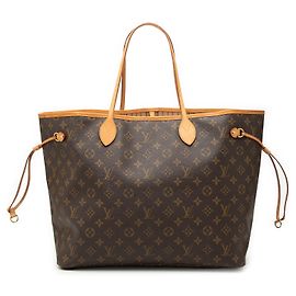 Louis Vuitton Marrone Monogram Neverfull GM