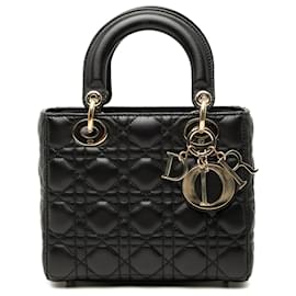 Dior Black Small Lambskin Cannage My ABCDior Lady Dior