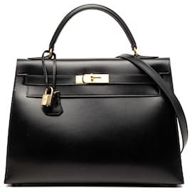 Hermès Black Box Calf Kelly Sellier 32