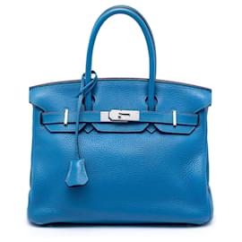 Hermès Blue Togo Birkin Retourne 30
