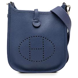 Hermès Blue Clemence Evelyne 16 Amazone