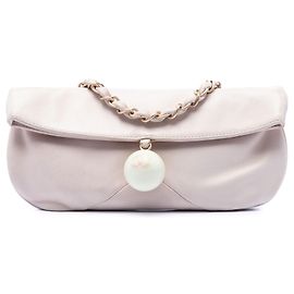 Chanel Pink CC Lambskin Cue Ball Foldover Flap