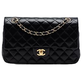 Chanel Black Medium Classic Lambskin Double Flap