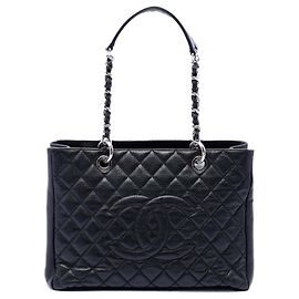 Tote Grand Shopping in Caviar Nero Chanel