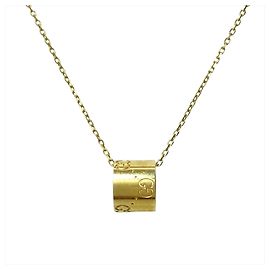 Collana Gucci GG Logo Icon in oro giallo 18K