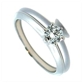Tiffany & Co. Solitärring aus Platin
