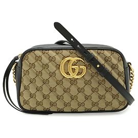 Bolso de hombro Gucci GG Marmont de lona