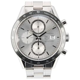 TAG Heuer Carrera Cronografo CV2011 Quadrante Argento 41mm Automatico