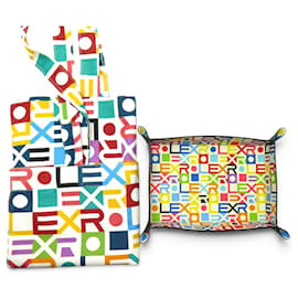 NEUER VIDE POCHE + TOTE BAG ROLEX 100 JAHRE CELEBRATION OYSTER EMPTY POCKET - Rolex