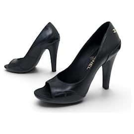 DECOLLATE CHANEL G29862 38 PELLE NERA