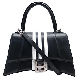 NUOVA BORSA BALENCIAGA X ADIDAS HOURGLASS PETIT 593546 PELLE EDIZIONE LIMITATA