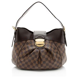 Louis Vuitton Damier Ebene Sistina MM Schultertasche