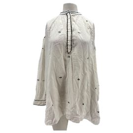 Isabel Marant Etoile Blusa bianca con ricami