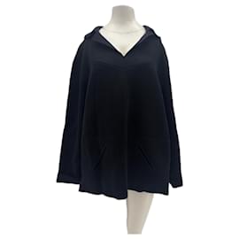 FURSAC Pullover aus Baumwolle Schwarz mit Tasche - Autre Marque