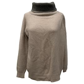 Maison Margiela Pullover Sweater in Beige Wool - Maison Martin Margiela