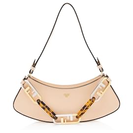 Fendi Leder O'Lock Swing Schultertasche