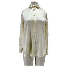 Camisa de seda Polo Ralph Lauren Bege