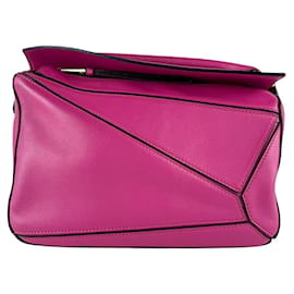 Borsa Puzzle Loewe in pelle rosa