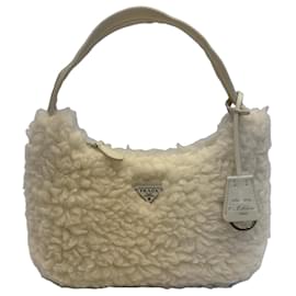 Prada Re-Edition 2000 Borsa in Lana e Cashmere