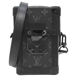 Portafoglio da viaggio verticale Louis Vuitton Monogram Eclipse