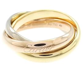 Anello Cartier Trinity in oro rosa bianco e giallo 18K