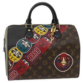 LOUIS VUITTON Handtasche Monogram Epi Kabuki Speedy 30 M43505 LV Auth 29583SM