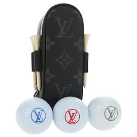 LOUIS VUITTON Monogram Eclipse Set Golf andrews Bag Charm GI0344 LV Auth 184267M