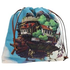 Collaborazione LOEWE Studio Ghibli Il Castello Errante Nylon Blu Auth 167403SAM