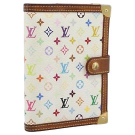LOUIS VUITTON Agenda PM Monogram Multicolor Funda de Planner R21074 Auth 184793
